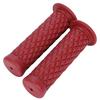 Nakira Motorcycle Grip Moped Handle 0.9 Inch (22.2 Mm) Non-Piercing Rubber C-Type (Bordeaux)