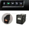 Car LED Light Barrier Gate Door Push Button Switch Retrofit Switch with Connection Wire for Nissan Tiida Qashqai Sylphy X-TRAIL
