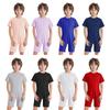 Roupa Adaptada para Necessidades Especiais para Crianças Meninas Meninos Macacão Anti-Strip de Manga Curta com Zíper nas Costas