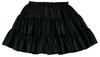 Atelier Fuku Frilled 30cm Long Pannier, (Black)