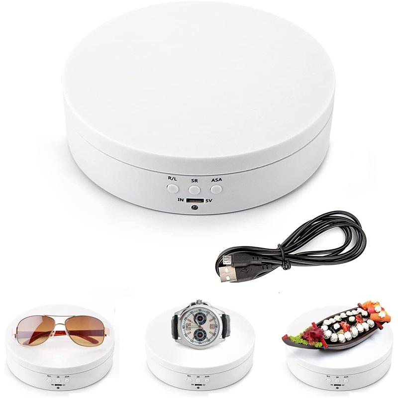 3 Speeds Electric Rotating Display Stand, 360 Degree Turntable Display Stand