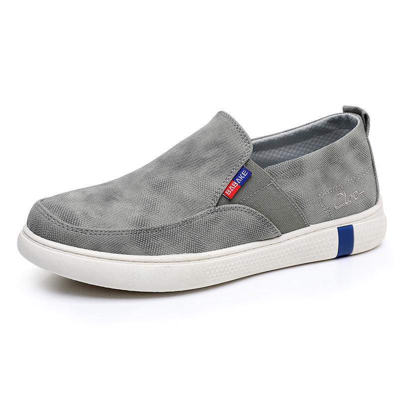 Fashion Men Shoes 2025 Spring New Comfortable Soft Sole Round Toe Sewing Casual Shoe Fashion Breathable Non Slip Lightweight Sneakers