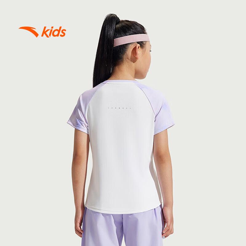 ANTA Girls' Breathable Quick-Dry Short Sleeve T-Shirt