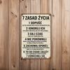 Vintage Tin Metal Wall Sign Rustic Retro Pub Decor 8x12 Inch Home Art