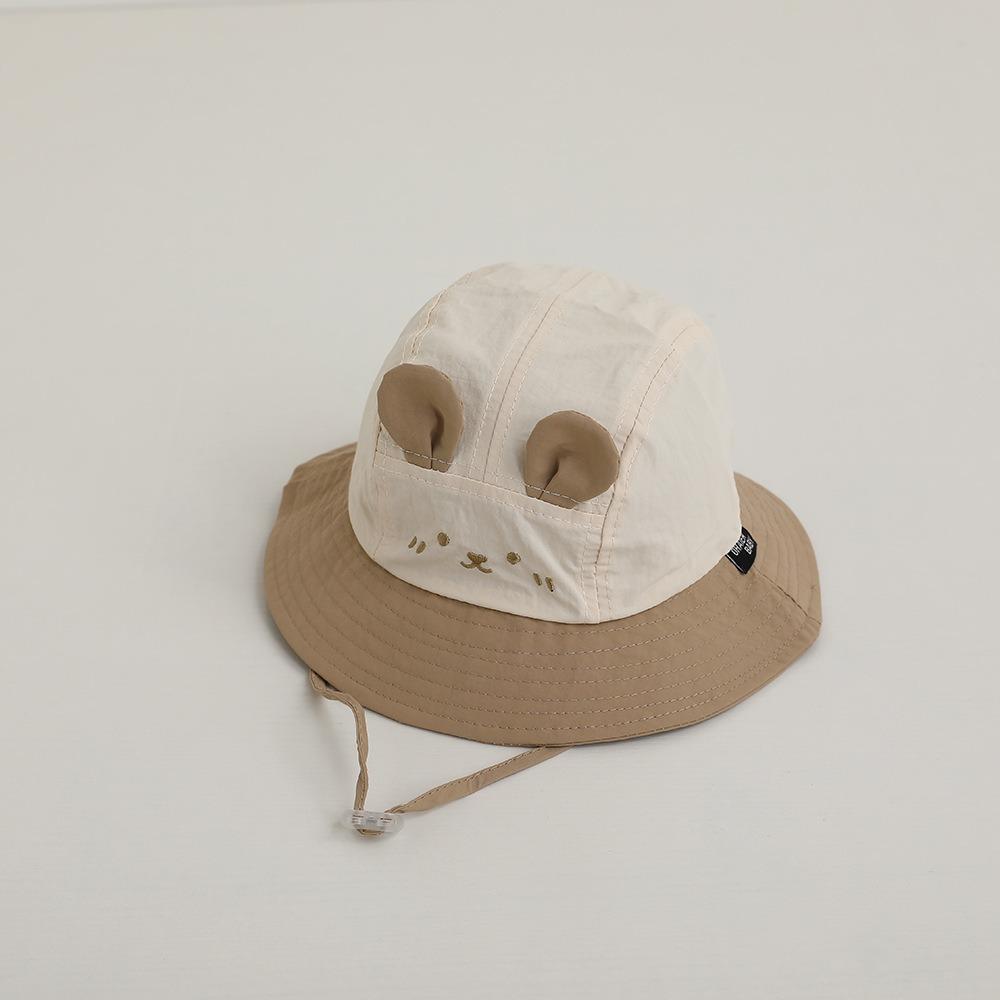 Cartoon Animal Baby Bucket Cap Quick Dry Fisherman Caps Casual Boys Girls Sunhat  6-24Month