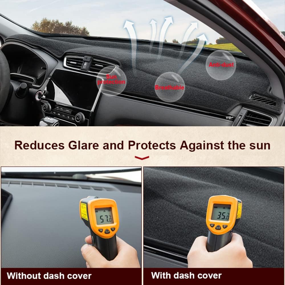 Dash Cover  Fit For Nissan Altima 2005 2006 Dashboard Cover Mat Pad (05-06 Black)
