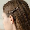 [2SET] HDM012 Leopard Oval Mini Hair Clip Set