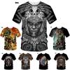 Mexican Aztec Warrior Tops Tees Printed 3D T Shirts Casual Men/Women Wear Fashion Streetwear O-neck T-shirt