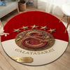 Galatasaray S Custom Name Round Area Rug,Carpet Rug for Living Room Bedroom Sofa Playroom Decor,Non-slip Floor Mat