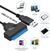 LED Indicator External HDD SSD 22 Pin Converter Adapter Cable Hard Disk Driver USB 3.0 To SATA