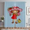 Blackout Curtains for Camera Strawberry Shortcake Window Curtain for Room 2 Panel Home Interior Curtains Shades Partition Living