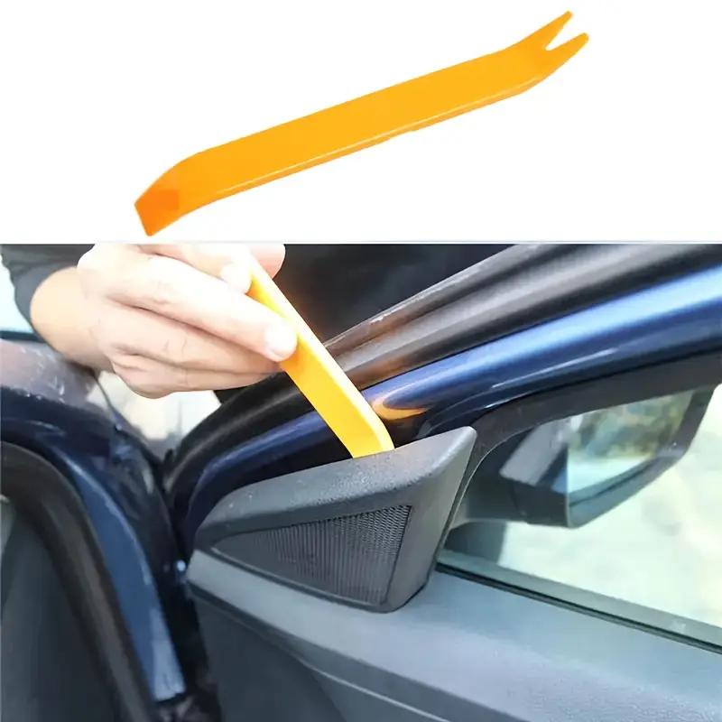 4 adet Araba Ses Sistemi Sökme Aleti Plastik Kaldıraç Çubuğu Kapı Takımı Araba Kapısı Klipsi Panel Ses İç Mekan Sökme Montaj Aleti Kaldıraç Otomotiv Takımı Modifikasyonu