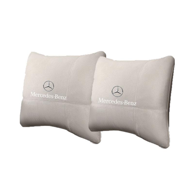 Velúr Autós Fejtámla Nyaktámasz Ülés Deréktámasz Párna Puha Nyakpárna Mercedes Benz AMG W205 C300 W203 W206 W108 W124 Autóhoz BA1