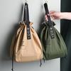 Kordelzug-Lunchtasche Isoliert Wiederverwendbar Lunch-Tragetasche Kordelzugverschluss Handtasche Lunch-Sack mit Griff für Arbeit Picknick Schule
