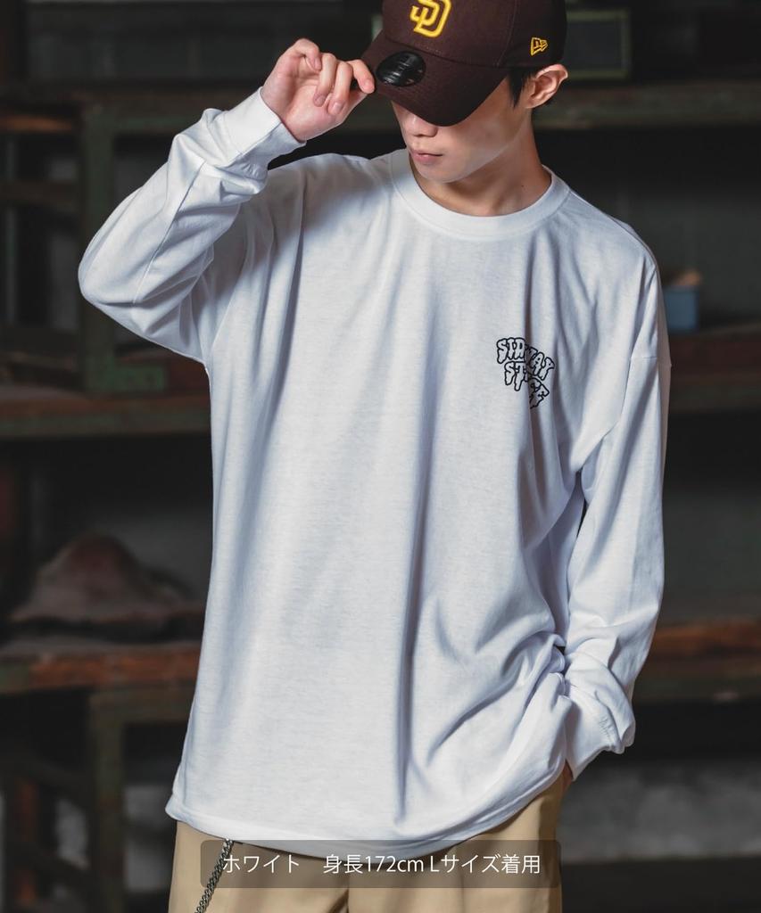 [IMPROVES] [SIDEWAYSTANCE] Drip Smiley Long Sleeve T-Shirt