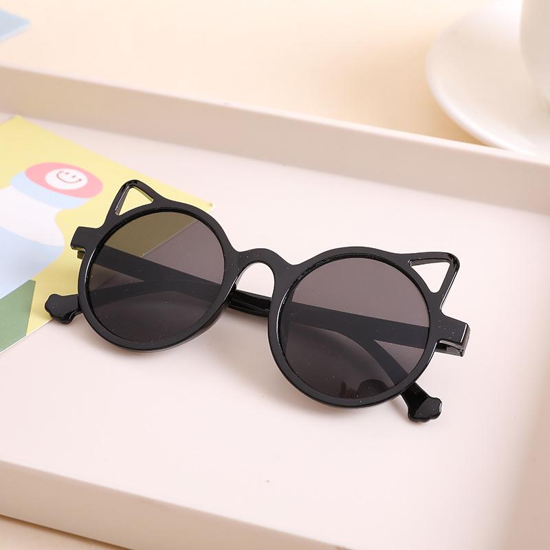 Neue Kinder-Sonnenbrille Mode Katzenohren Sonnenbrille Neue Sonnenbrille Kinderbrille nicht polarisiertes Modeaccessoire