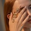 Ring Jewelry Men's Long Snake Ring Punk Wind Metal Animal Retro Exaggerated Snake.