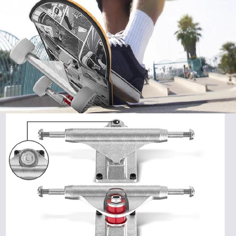 Aluminum Alloy Skateboard Bridge Set For Technical Skateboarding Maneuvers Precisions Engineered 5Inch Gullwing Trucks