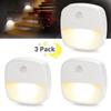 RD07809-LED Wall Night Light Motion Detector, Light Sensor, [Pack of 3] Indoor Lighting for Baby Room Salo