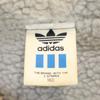 Adidas 80er Vintage hergestellt von Descente Rücken Kleeblattlogo Wattierter Mantel Kinder Gebraucht