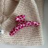 Elegant Pink Hair Claw Clip High Sense Sweet Leopard Print Clip Luxury Hair Accessories Women Accessories