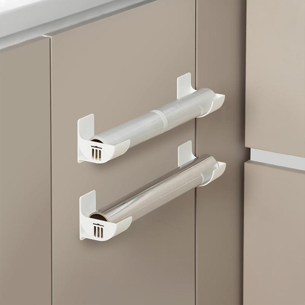 Non Punching Storage Rack Fresh Film Garbage Bag Cabinet Storage Rack Refrigerator Side Storage Rack