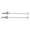 1 Pair RC Car Front Rear Universal Drive Shaft Transmission Shaft for TRAXXAS SLEDG 1 8 4WD