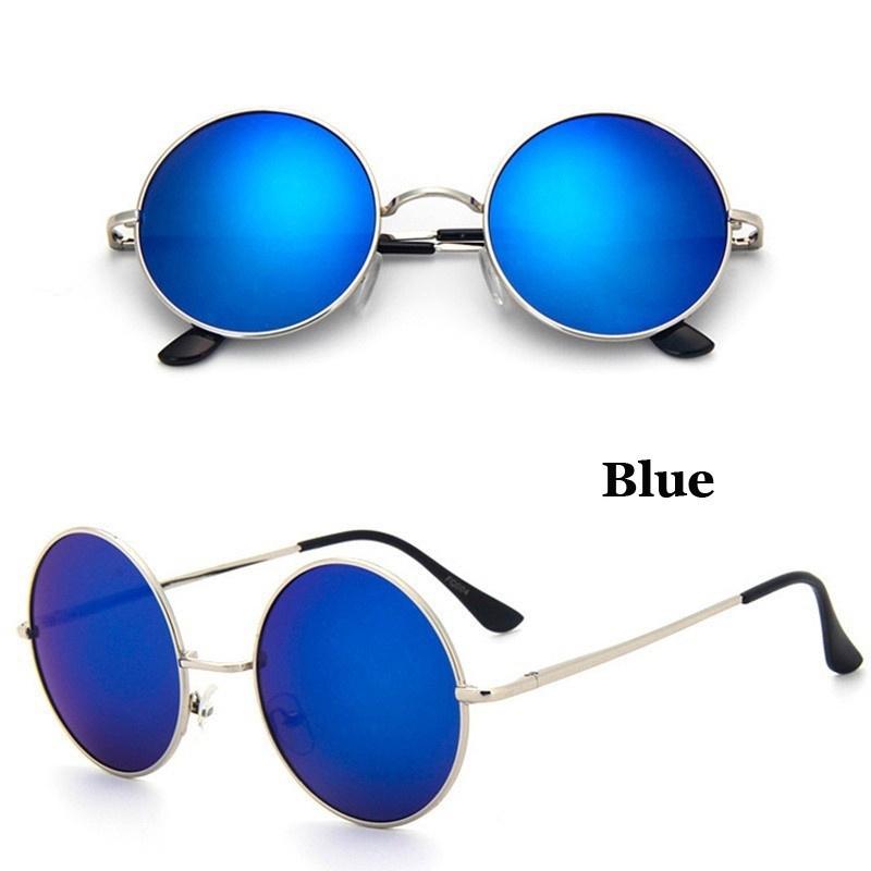 1pc Vintage Candy Color Simple Children Round Girls ANTI-UV Sunglasses Retro Cute Sun Glasses