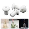 30pcs Porcelain Ceramic Wick Holders Convenient Oil Lamp Wick Stands Replacements Essential  Alcohols Lamp Component