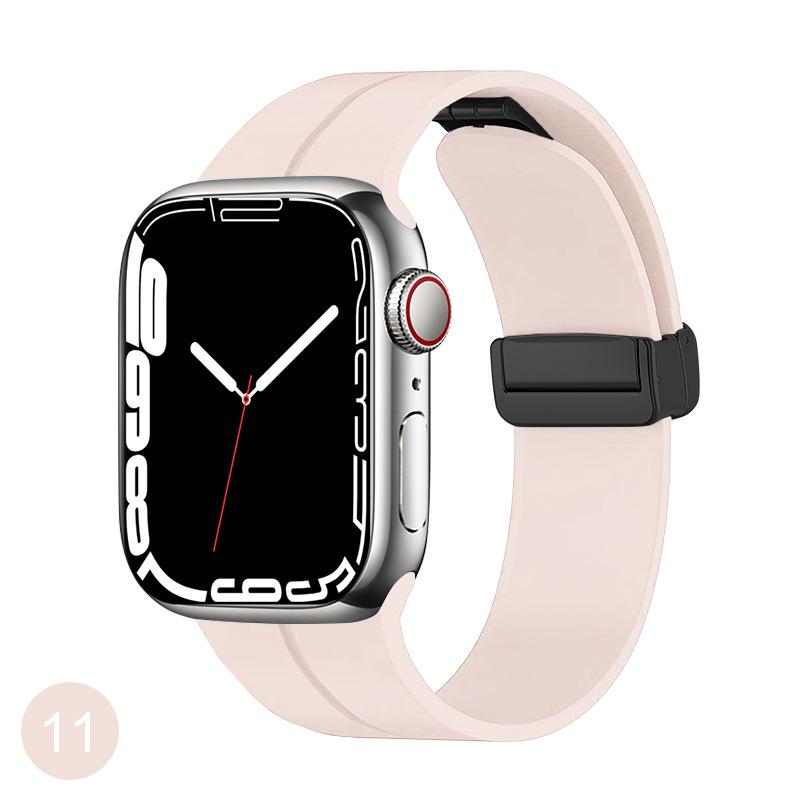Magnetisches Silikonarmband für Apple Watch Ultra Band 49 mm 44 mm 45 mm 41 mm 40 mm 42 mm 38 mm 45 mm Magnetarmband iWatch Serie 8 SE 7 6 5 3 2 1 Armband