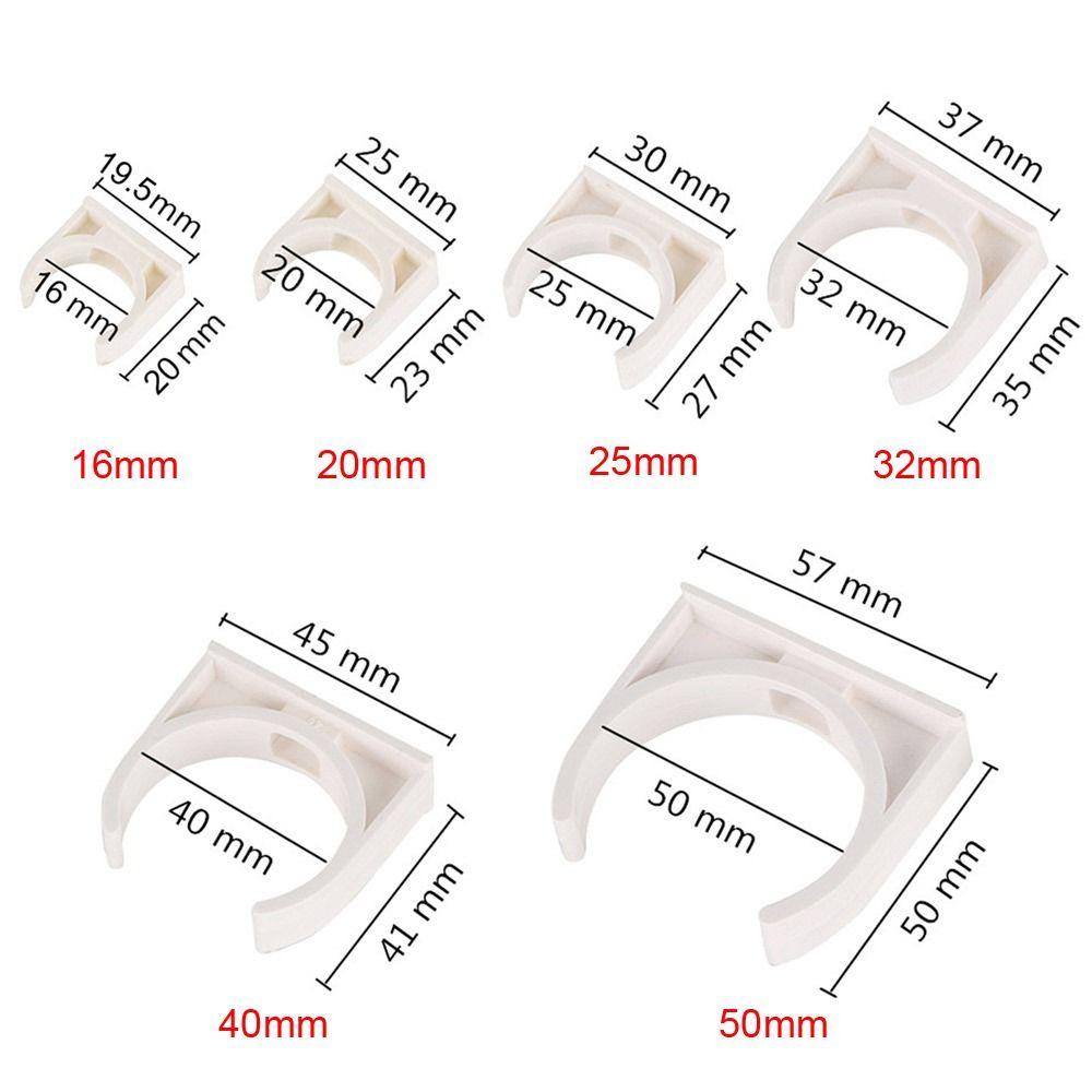 10Pcs Aquarium Fish Tank Water Tube Holder Watering Adapter Pipe Connector Clip Durable Pipe Clamp