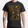 Plusstorlek S-3XL Spiral Abstrakt Tryckt T-shirt Herrtoppar Mode Kläder T-shirts