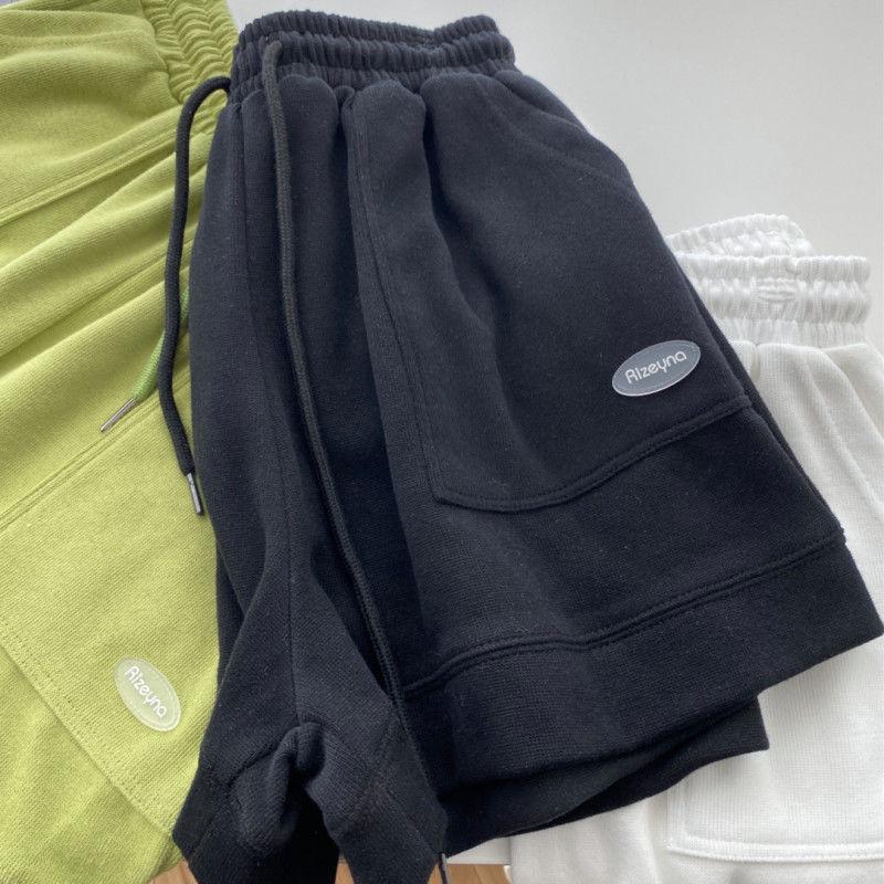 High-Waisted Korean-Style Slimming Casual A-Line Sports Shorts for Women