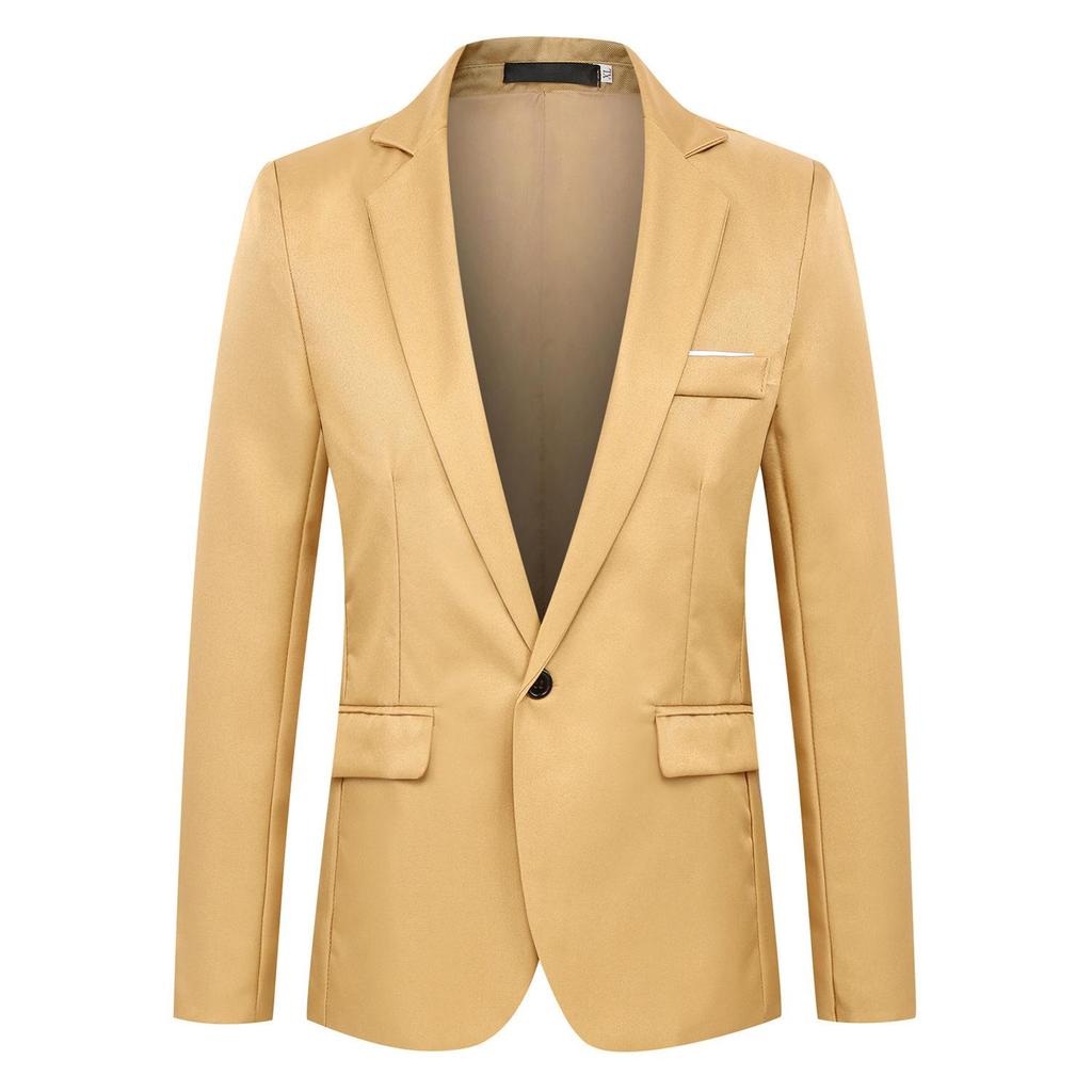 Ανδρικό κοστούμι νέας κορεατικής έκδοσης Trendy Slim Fit Μονόχρωμο Ανδρικό Small Blazer Trendy
