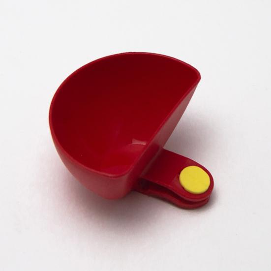 Dipping Sauce Dish with Clip Multipurpose Condiment Bowl for Ketchup Vinegar Plastic Party Seasoning Container Household Kitchen Utensils