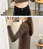 2025 Women's Plus Velvet Knit Sweater: Warm Half-High Collar Base Layer for Autumn/Winter