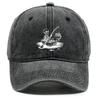 Bonés Snapback de Algodão Lavado Fishing Skulls Bonés Masculinos Aba Crua Estilosos Ajustáveis Boné de Beisebol Perfeito Para Mulheres Homens