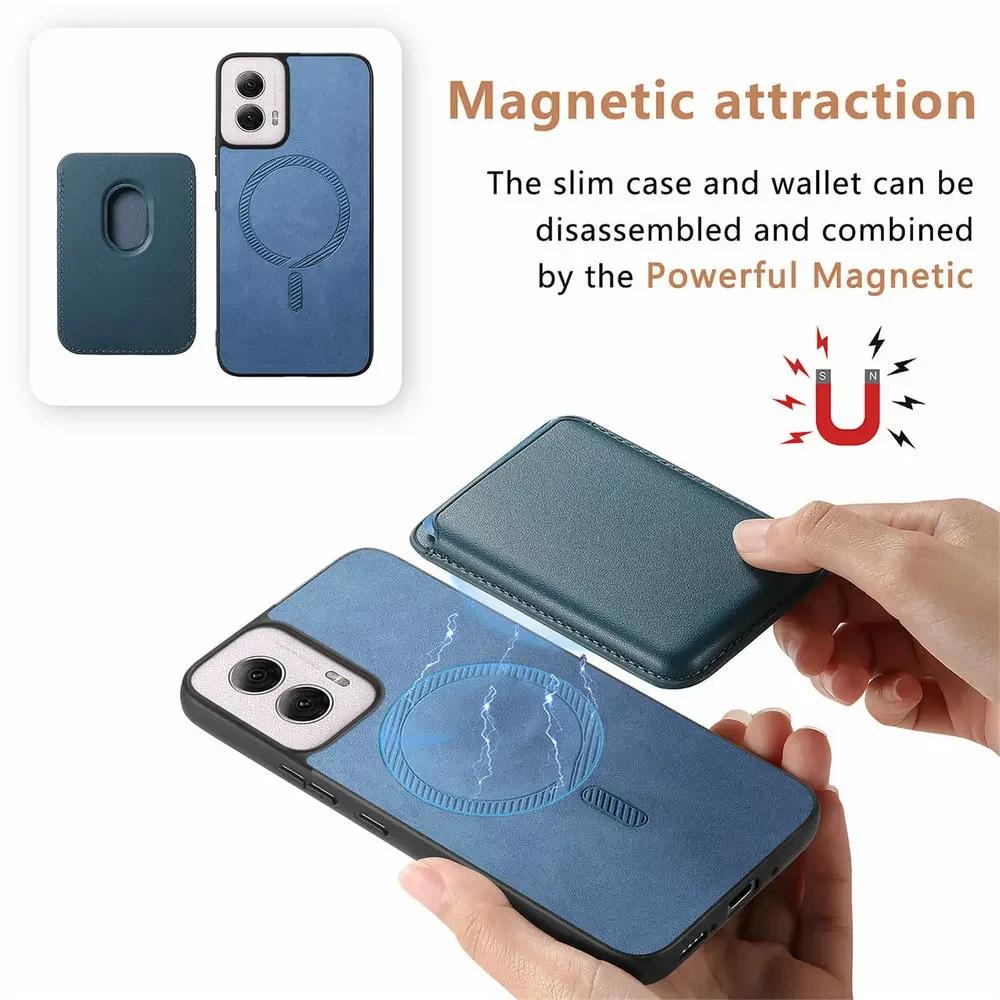 X7pro Case Magnetic for Magsafe Leather Card Detachable 2IN1 Magnet Wireless Charging Cover for Xiaomi POCO X7 Pro X 7 X7pro POCOX7Pro