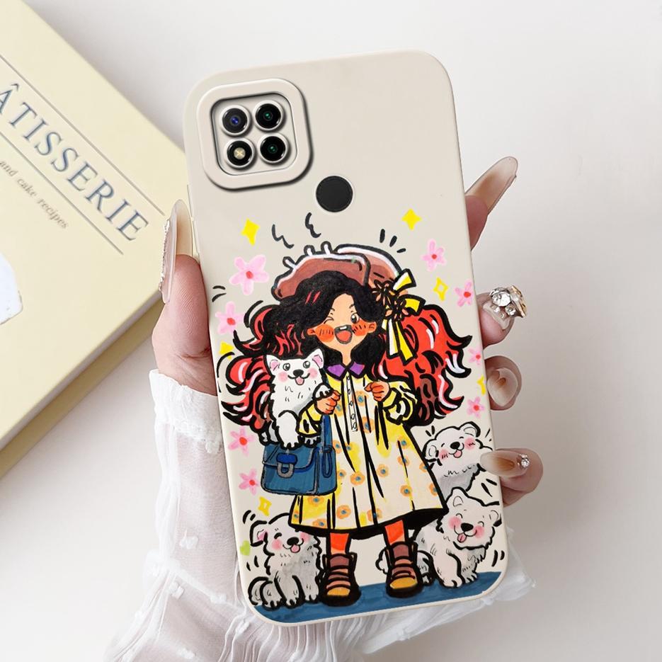 For Xiaomi Redmi 9C Case Cute Panda Cartoon Cover Shockproof Soft TPU Phone Case For Xiaomi Redmi 9C NFC Redmi9C Back Cover Bags