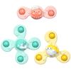 Montessori Infant Bath Playthings Boy Children Bathing Sucker Spinner Suction Cup Toy Ideal For Children Funny Child Rattles Teether Toddler Gifts