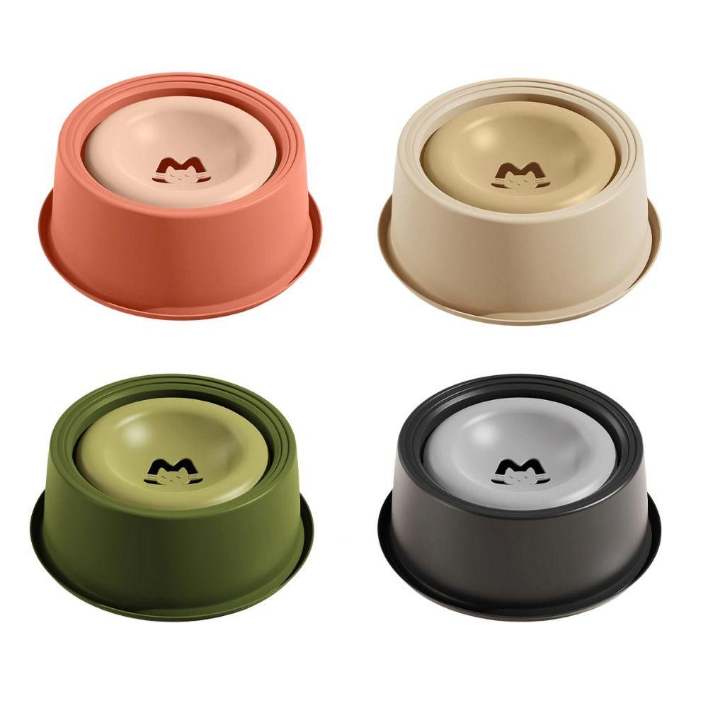 Non-Slip Pet Water Bowl Easy Clean Pet Feeding Dish Non-Wetting Mouth Slow Feeder Bowl Dog Use