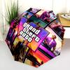 Vibes Vice City Folding Umbrella 8 Paraphenoid Bones Suitable for All Seasons Outdoor Light Three Folds