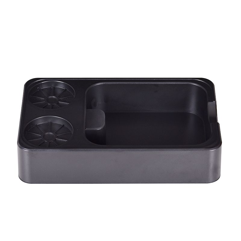 Italian Coffee Machine Powder Slag Bucket Coffee Mini Slag Bucket Household Thickened Plastic Square Slag Box with Storage Set