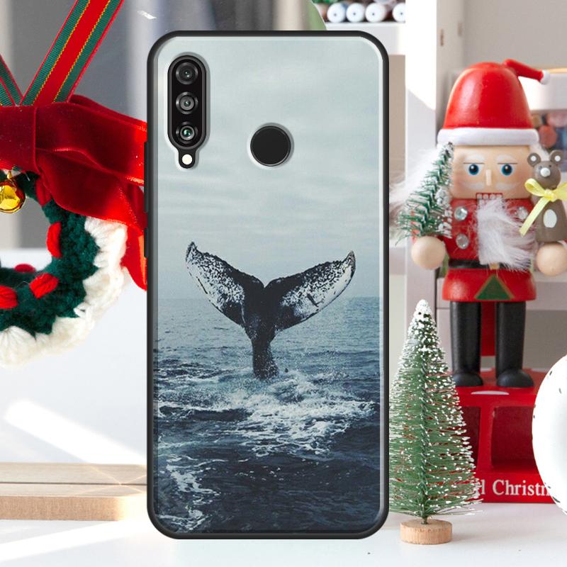 Ocean Whale Shark Waves For Huawei Nova 5T 9 10 SE 7i 8i 11i 12i Y73 Y72 Y61 Y91 Y60 Y70 Y90 P20 P40 P30 Lite Case