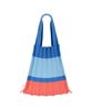 Pleatsmama Shoulder Bag Blue Coral