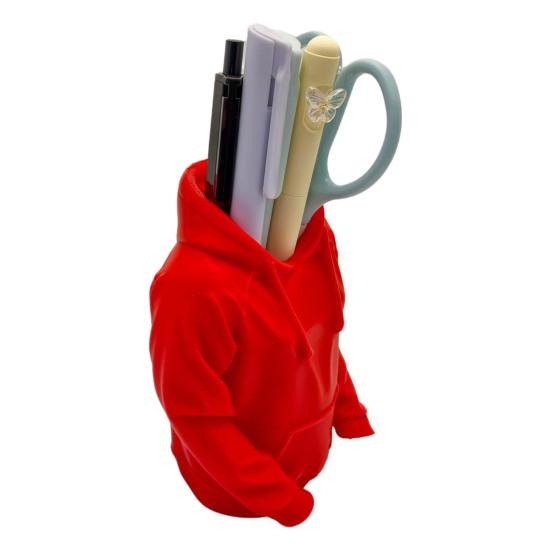 Yousheng Creative Pen Holder Unique Sweatshirt Design 3D Printed Desk Organizer for Pens Pencils Rulers Scissors Spacious Desktop Storage Office