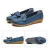 Women Leather Falt Shoes Soft Soles Breathable Loafers Mom Gifts Femmes Mocassins Slipper