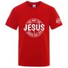 Jesus Way Truth Life Letter Printing 2026 Summer Unisexs Brand Cotton Ordinary Short Sleeve Tshirt Solid Color Casual Tops