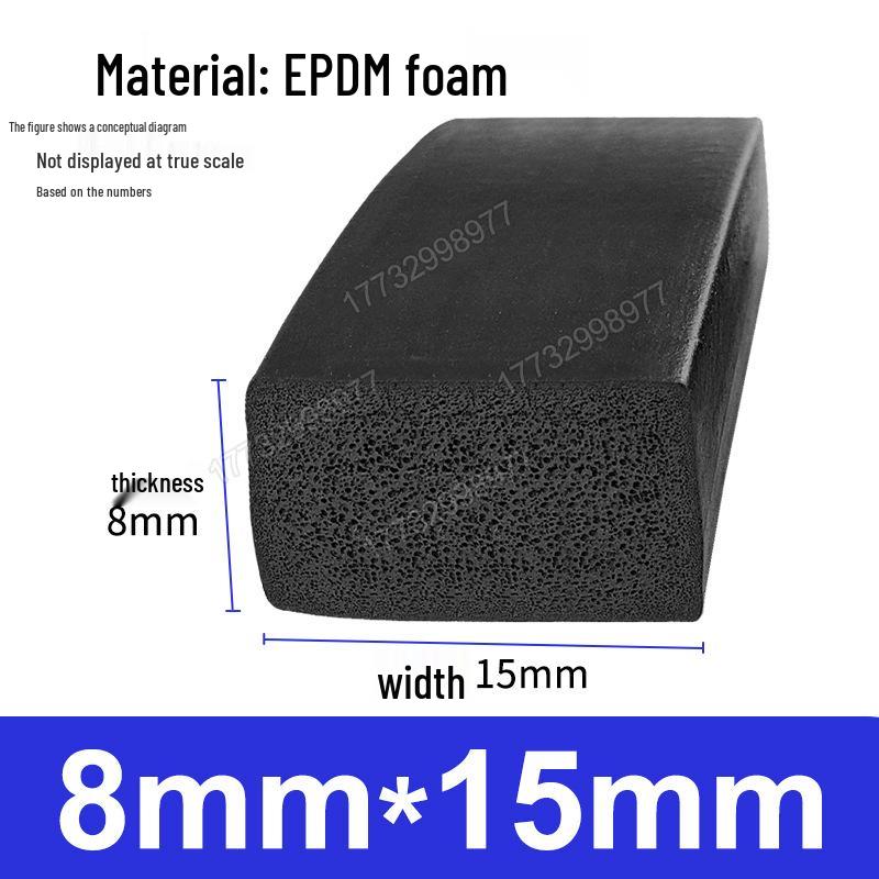 EPDM Rubber Foam Sealing Strip: Durable, Wear-Resistant for Electrical Box & Cabinet Doors