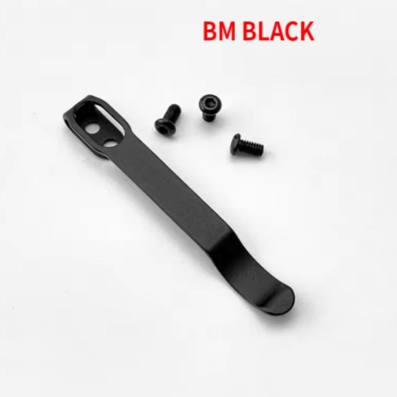 1pcs Fold Knife Clip 420 Stainless Steel Back Clip Pocket Clamp Knife Clip Making Knife Pocket Clips Tool DIY Accessories